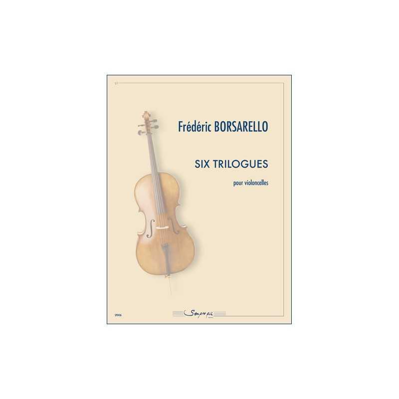 Sheet music SIX TRILOGUES Frédéric Borsarello