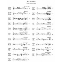 Songbook NOCTURNES Frédéric Chopin
