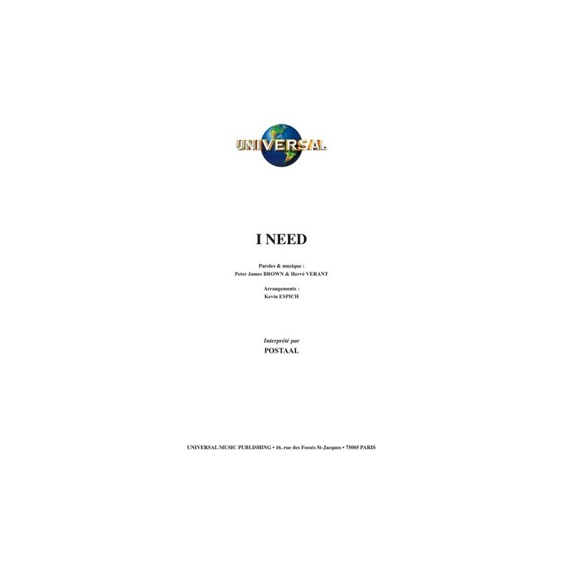 Partition I NEED POSTAAL