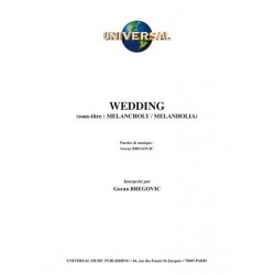 Partition WEDDING Goran BREGOVIC