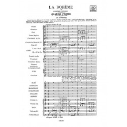 Score LA BOHEME Giacomo Puccini