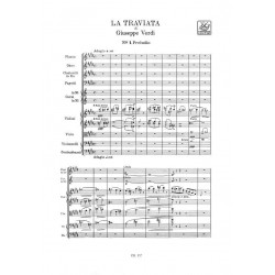 Score LA TRAVIATA Giuseppe Verdi
