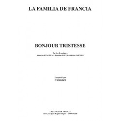 Partition BONJOUR TRISTESSE CABADZI
