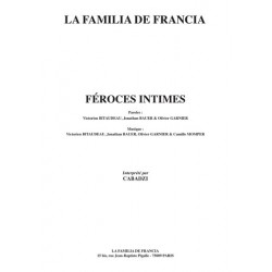 Partition FÉROCES INTIMES CABADZI