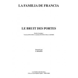 Partition LE BRUIT DES PORTES CABADZI