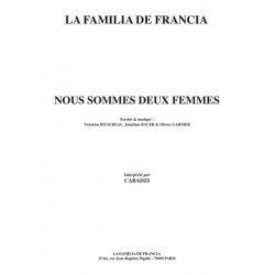 Partition NOUS SOMMES DEUX FEMMES CABADZI