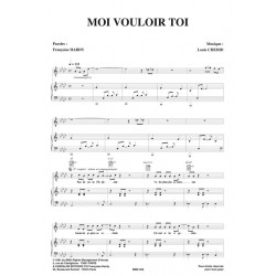 Partition MOI VOULOIR TOI Françoise Hardy