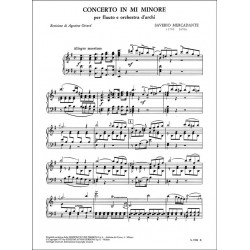 Sheet music CONCERTO EN MI MINEUR Saverio Mercadante