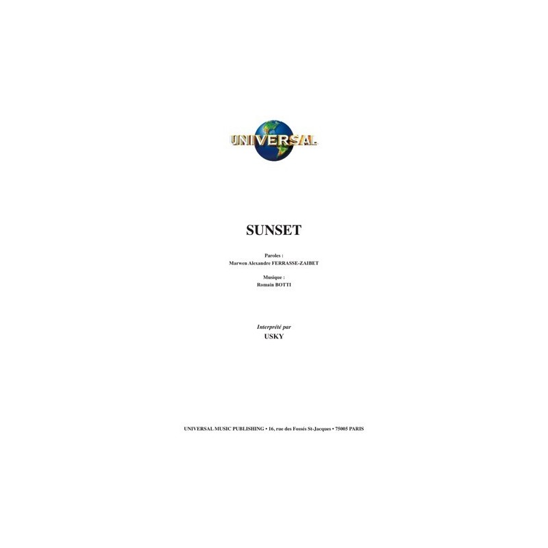 Partition SUNSET USKY