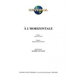 Partition À L'HORIZONTALE Aloïse SAUVAGE