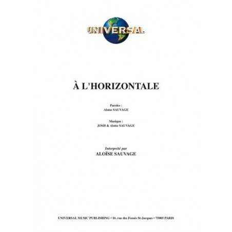 À L'HORIZONTALE