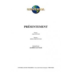 Partition PRÉSENTEMENT Aloïse SAUVAGE