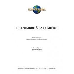 Partition DE L'OMBRE À LA LUMIÈRE TERRENOIRE
