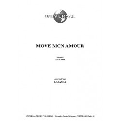 Sheet music MOVE MON AMOUR Lakasha