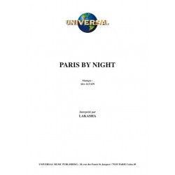 Sheet music PARIS BY NIGHT Lakasha