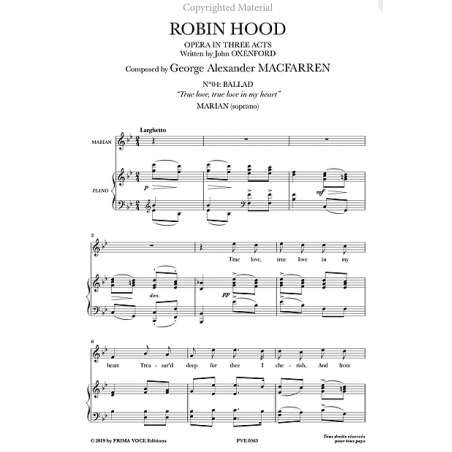TRUE LOVE, TRUE LOVE IN MY HEART (ROBIN HOOD)