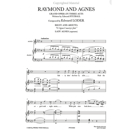O AGNES ! MARTYR FAIR (RAYMOND AND AGNES)
