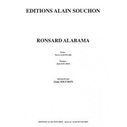 Partition RONSARD ALABAMA Alain Souchon