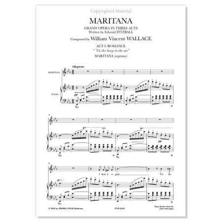 'TIS THE HARP IN THE AIR (MARITANA)