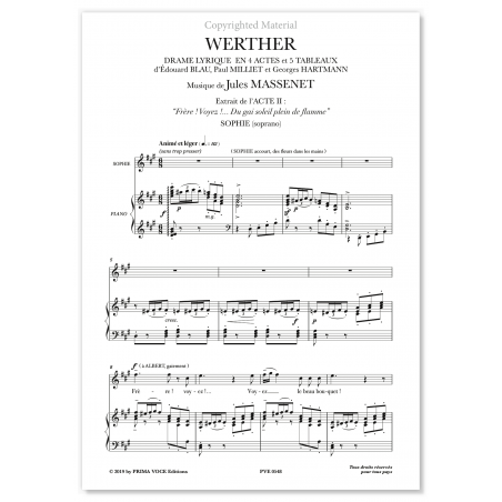 DU GAI SOLEIL PLEIN DE FLAMME (WERTHER)