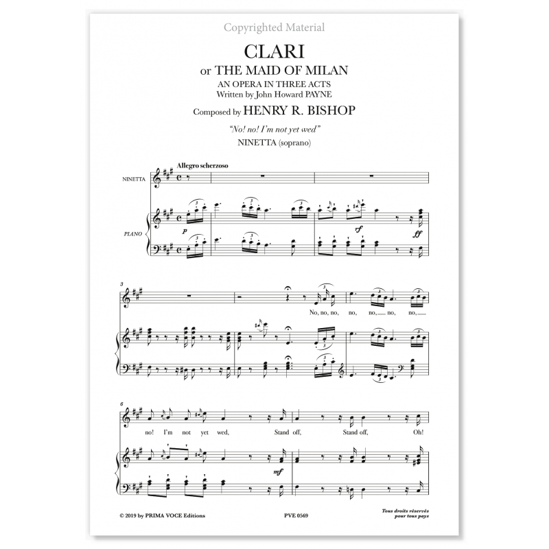 NO NO I'M NOT YET WED CLARI