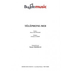 Sheet music TELEPHONE-MOI Nicole CROISILLE