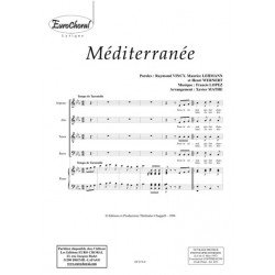Partition MÉDITERRANNÉE (SATB) Francis LOPEZ
