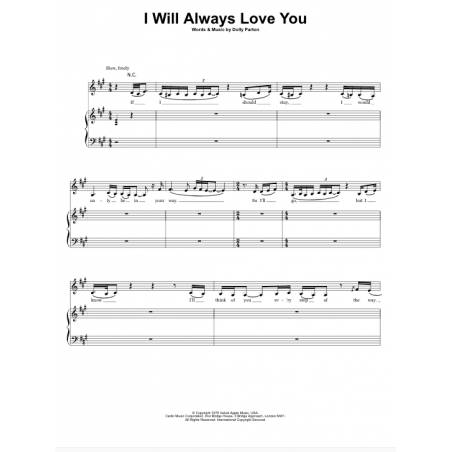 I WILL ALWAYS LOVE YOU