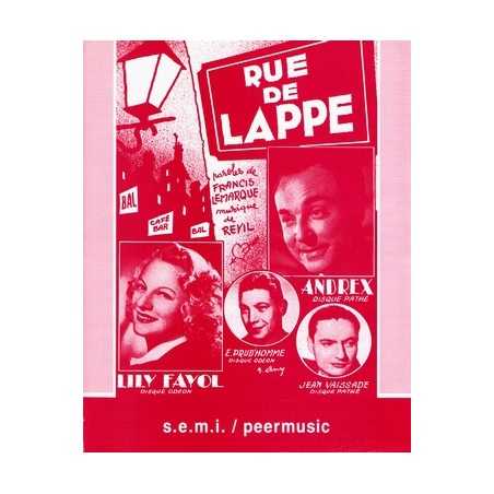 RUE DE LAPPE