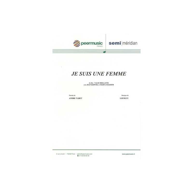JE SUIS UNE FEMME