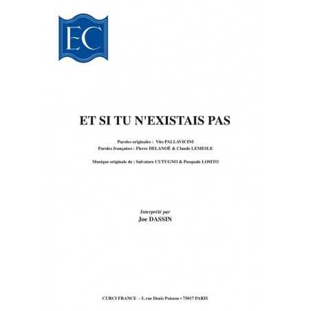 ET SI TU N'EXISTAIS PAS
