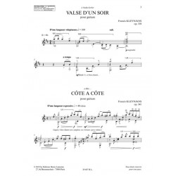 VALSE D'UN SOIR ET CÔTE À CÔTE Francis KLEYNJANS