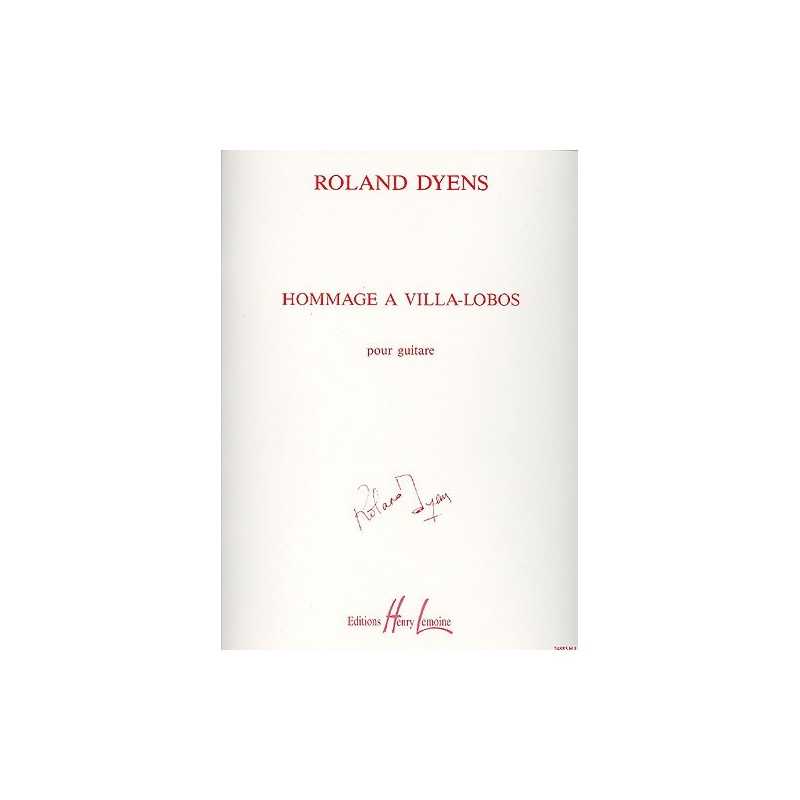 HOMMAGE A VILLA-LOBOS POUR GUITARE