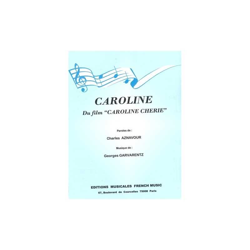 Sheet music CAROLINE Charles Aznavour pdf