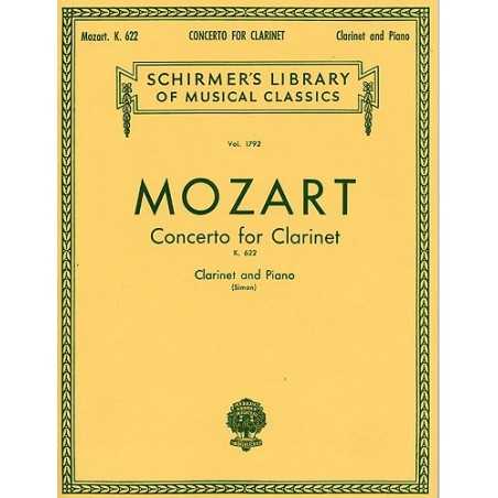 CONCERTO FOR CLARINET K.622 (CLARINETTE/PIANO)