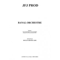 Partition BANAL ORCHESTRE BOULEVARD DES AIRS