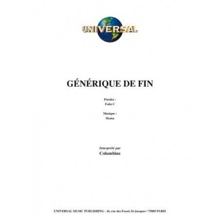 GÉNÉRIQUE DE FIN