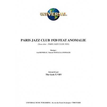 PARIS JAZZ CLUB 1920 FEAT ANOMALIE