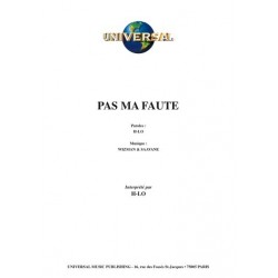 Partition PAS MA FAUTE H-LO