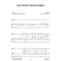 Partition LES FONCTIONNAIRES Ricet BARRIER