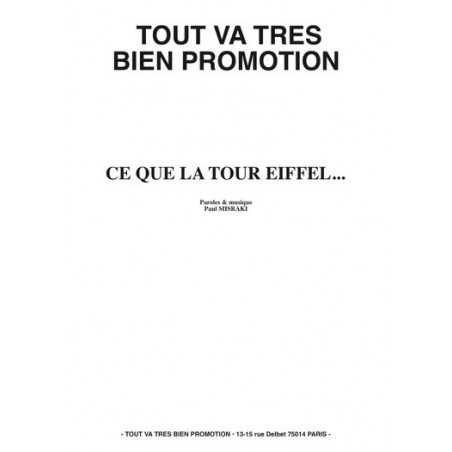 CE QUE LA TOUR EIFFEL...
