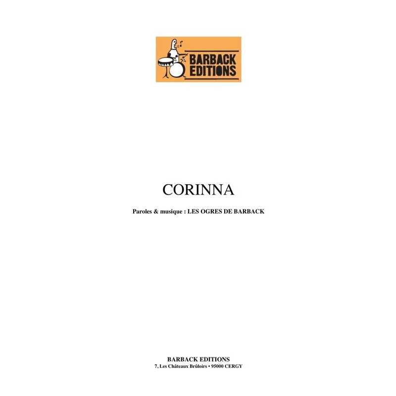 Partition CORINNA LES OGRES DE BARBACK