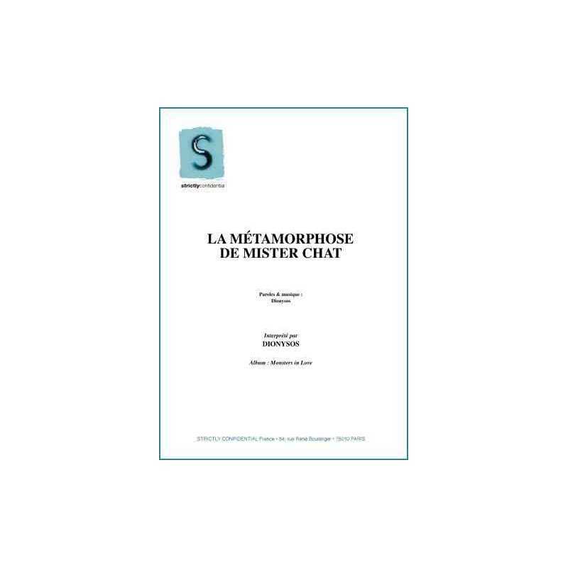 LA MÉTAMORPHOSE DE MISTER CHAT