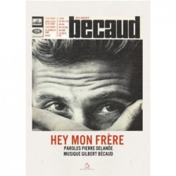 Partition HEY MON FRÈRE Gilbert BÉCAUD