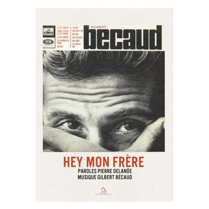 Partition HEY MON FRÈRE Gilbert BÉCAUD