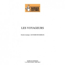 Partition LES VOYAGEURS LES OGRES DE BARBACK