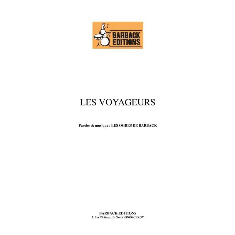 Partition LES VOYAGEURS LES OGRES DE BARBACK