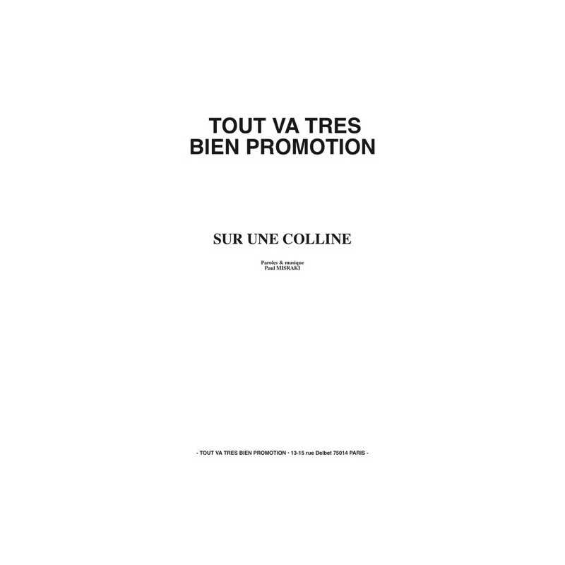 Partition SUR UNE COLLINE
