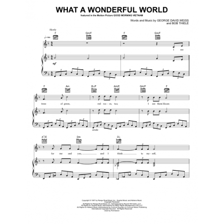 WHAT A WONDERFUL WORLD
