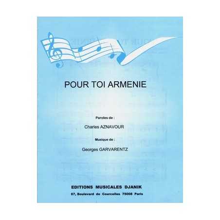 POUR TOI ARMÉNIE